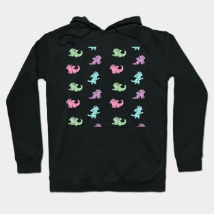 Pastel Dragon pattern Hoodie